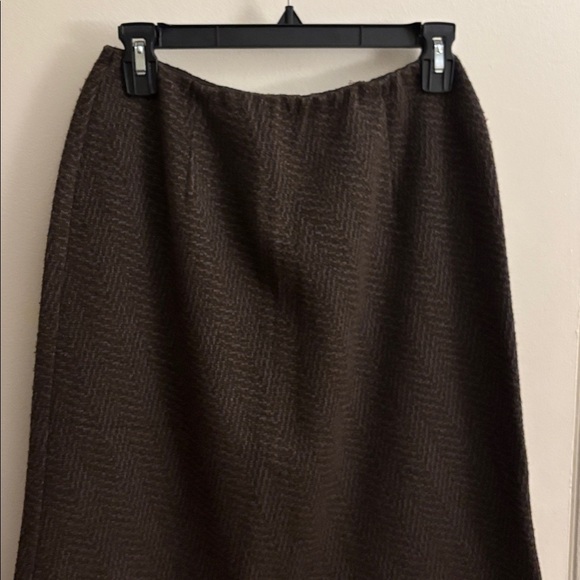Marks & Spencer Dark Brown A-Line Skirt - Picture 1 of 2